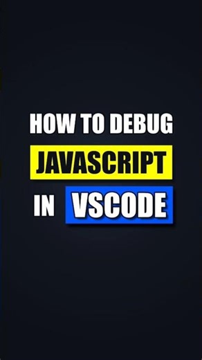 How to Debug JavaScript in Visual Studio Code #programming #code