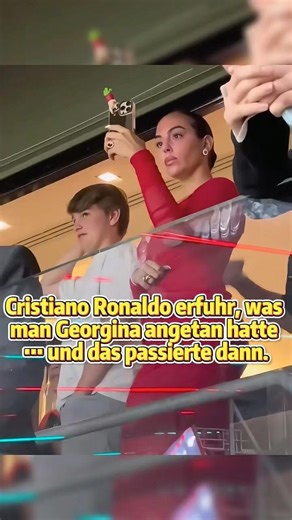 Cristiano Ronaldo erfuhr, was man Georgina angetan hatte … und das passierte dann.#CristianoRonaldo