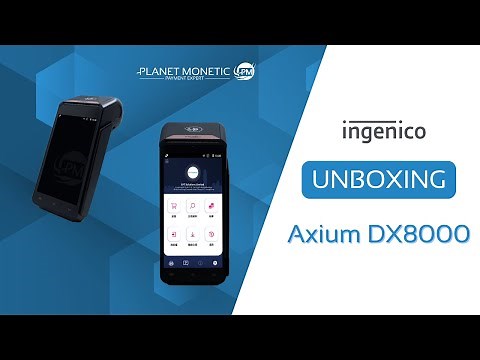 Terminal de paiement portable Ingenico Axium DX8000