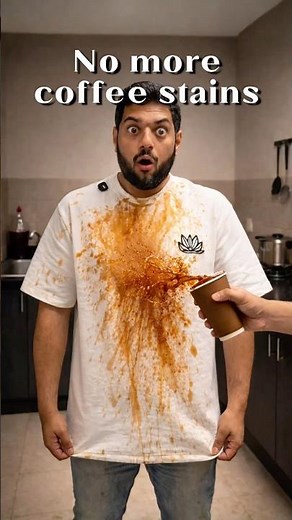 Spilled COFFEE on a WHITE SHIRT? Don't Panic!!