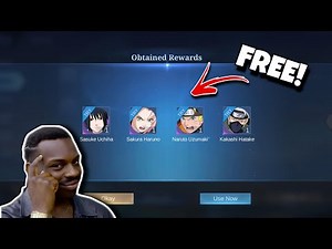 HOW TO GET FREE NARUTO SKIN IN NARUTO EVENT ON MOBILE LEGENDS