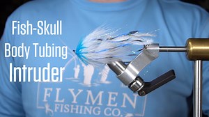 Learn the new method of using Body Tubing as a spreader to take your steelhead flies to the next level! https://flymenfishingcompany.com/blogs/blog/fly-tying-tutorial-fish-skull-body-tubing-intruder | Flymen Fishing Co.