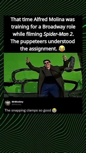 In Spider-Man 2 (2004), Alfred Molina Was Feeling Himself 😂