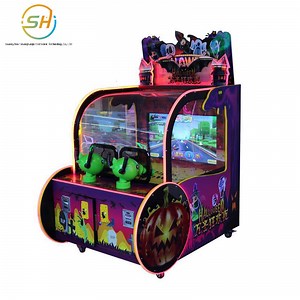 [Hot Item] Halloween Carnival Night Children's Ball Shooting Game Machine, Arcade City Entertainment Equipment, Amusement Park Coin-Operated Amusement Machine