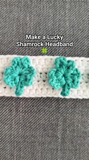 Quick + Easy Crochet Shamrock Headband 🍀 Perfect Accessory for St Patrick’s Day 🍀