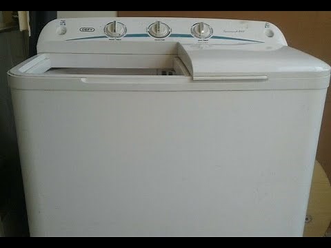 How to use DEFY washing machine twin-maid 800