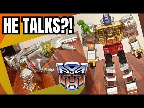 Grimlock Talks?! 🦖 Robosen Voice Commands Part 1! (Dino vs Robot Mode Tested)