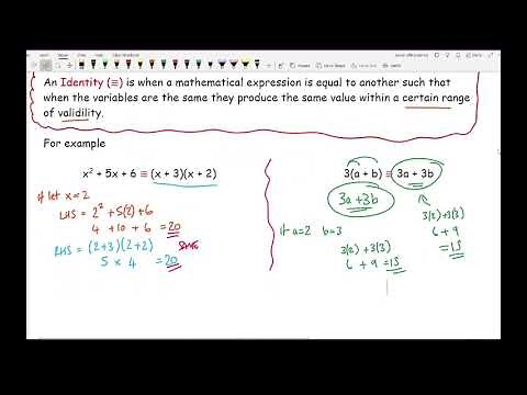 KS3/GCSE Maths - Algebraic Manipulation: Comparing Coefficients