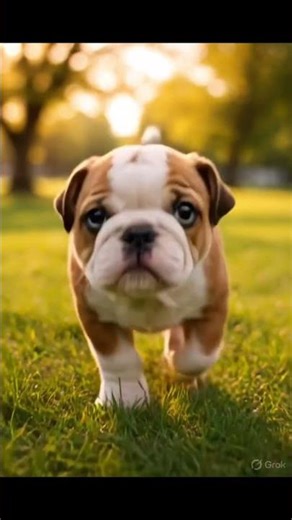 Super cute bulldog puppy #cutedog #pets #doglife