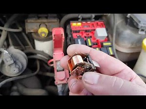 Ford transit mk6 glow plug relay starting problem