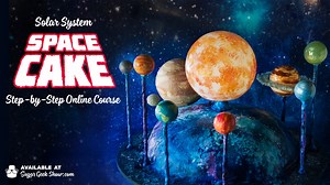 Solar System Space Cake Tutorial