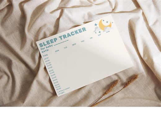 Simple Baby Sleep Tracker. Log Sleeps, Night Wakes and Routines. Printable Sheet to Help Mums Spot Patterns and Be Organised. 2 Copies. - Etsy
