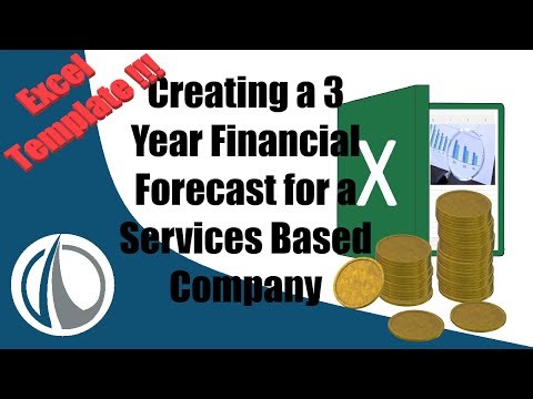 Financial Forecast - Services Business Template - Fastest way to Create a 3 Year Financial Forecast