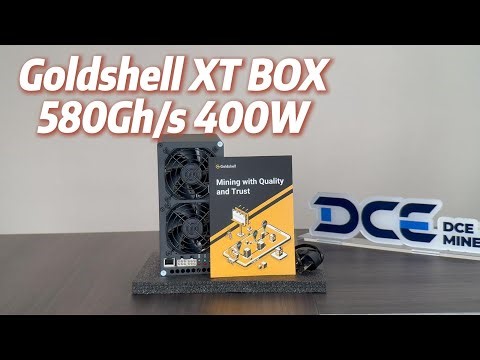 Goldshell XT BOX 580G Tari Miner - Unboxing & First Look!