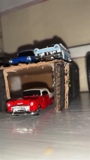 I made a garage for my 164 scale cars #164scale #foryou #viral #reels #lowrider #garage #custom