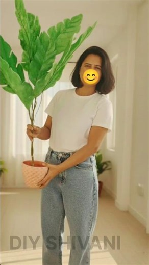 DIY Artificial Plant for Home Decor | Budget Friendly Craft Idea
