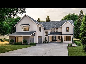 Modern Farmhouse Plan 62787DJ with 3-Car Garage - ADHousePlans