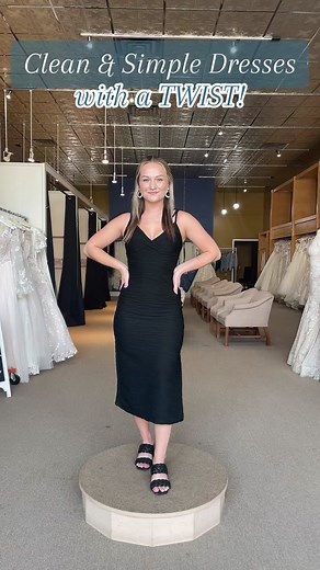 Modern Twist on Clean and Simple Wedding Dresses