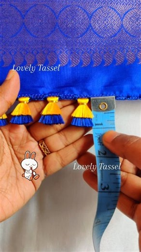 Lovely Tassel by Lavanya | Double Step Designer Saree Tassel Work✨ . . . #lovelytassel #saree #sareetassel #sareekuchulu #sareekuchu #kuchulu #tassels #kuchu... | Instagram