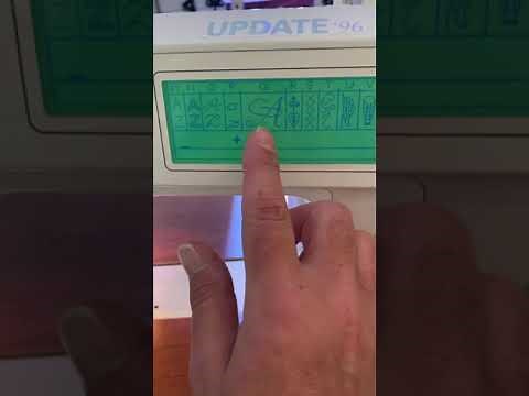 Program a name in a Bernina 1630