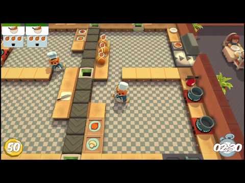 Overcooked, level 6-2, singleplayer, 3 stars