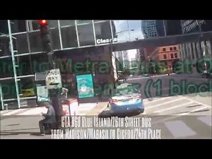 CTA #60 Blue Island/26th Street bus from Madison/Wabash to Cicero/24th Place (05-31-16)