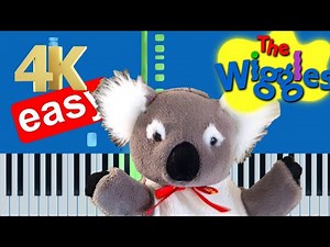 The Wiggles Koala-By (Slow Easy) Piano Tutorial 4K