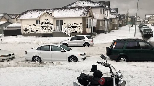 Calgary cleans up after destructive hail storm