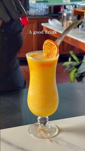 Honey Mango Rum Punch Slush | The Ultimate Tropical Frozen Cocktail 🍹