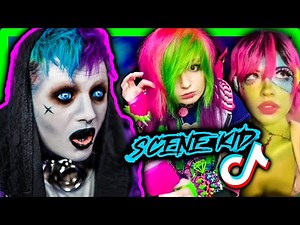 GOTH REACTS TO CRINGE SCENE KID TIKTOK