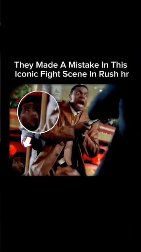 A Mistake spotted when filming the Fight Scene In Rush hour 2