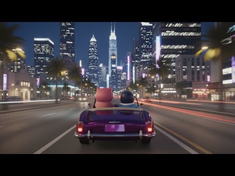 Night Drive in the City 4K | Relaxing Driving Sounds | Sleep Focus & Study Ambience | 1 Hours