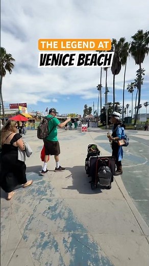 The Venice Beach legend! Have you ever seen him on the boardwalk?!