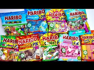 Unboxing All Haribo PIK Assorted Candies