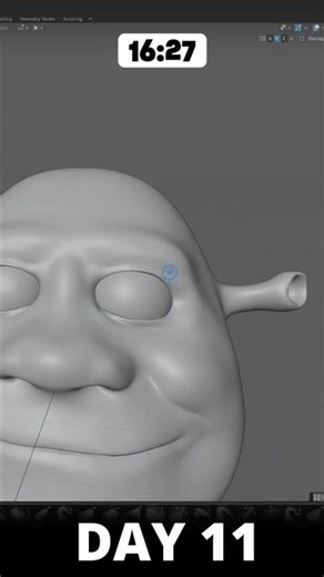 creating Shrek in 3D quicky...!