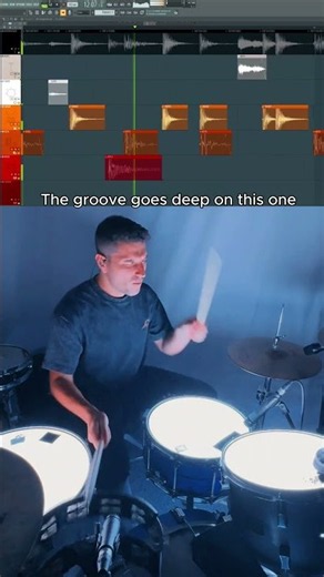 Groovin Deep at 140bpm 😮‍💨 ID: ALIGN - Pressure #edm #140bpm #dubstep #drummer #drums