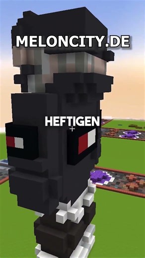 ER baut EINFACH eine STATUR AUF MEINEM MINECRAFT CITYBUILD SERVER. 🗿 #minecraft #citybuild