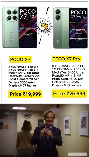 POCO X7 vs POCO X7 Pro