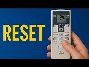 How To Reset Fujitsu Air Conditioner Remote Control