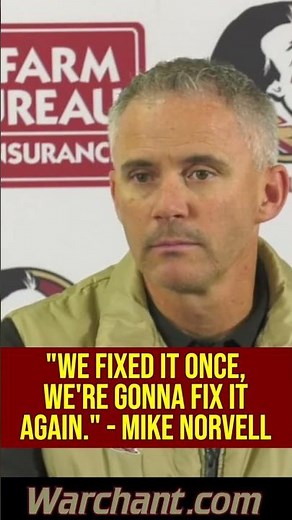 WE'RE GONNA FIX IT AGAIN | Mike Norvell on state of FSU Football | Warchant #FSU #fsufootball