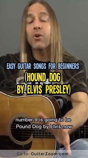 8.1K views · 145 reactions | Hound Dog by Elvis Presley | Steve Stine Guitar Lesson | #reels Check our profile to see more! https://guitarzoom.com/goldenticket/freecourse/ . . . . . . . . . . . . #reelsviral #reelstutorial #guitarreels #guitarsolo #guitartechnique #guitarlessonsonline #guitartutorial #licks #guitarlicks #notes #chords #guitarlessons | GuitarZoom.com | Facebook