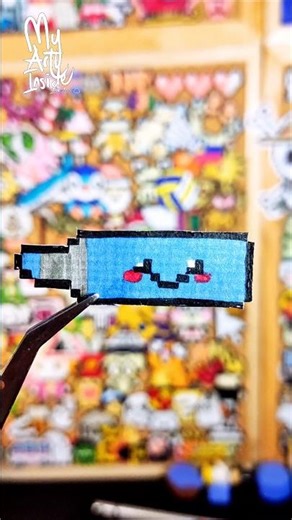 Marker Pen Pixel Art 🎨 From Blank Paper to Retro Magic!