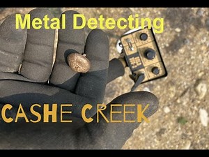 Metal detecting at cache Creek