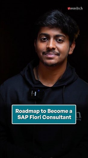 Roadmap to Become a SAP Fiori Consultant | ZaranTech #Shorts