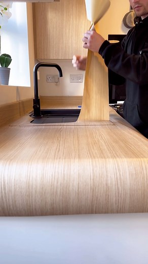 23K views · 1.4K reactions | How to VINYL WRAP a kitchen work surface  #vinylwrap #kitchenwrap #kitchenwrapping #kitcheninspo #kitchenrenovation #kitchendecor #homeinspo #homedecor #homedesign #homeinterior #kitchen | FLOWRAP | Facebook