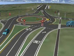Using Roundabout System at 26 Mile Road Over M-53