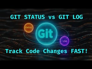 Git Status vs Git Log Explained in 5 Minutes! (Track Changes Like a Pro)