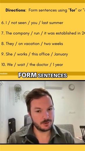 Confused about 'for' and 'since'? Learn when to use each to sound more natural! 'Since' marks a specific point in time, while 'for' indicates a duration. Master this and level up your English! #EnglishGrammar #LearnEnglish #ForVsSince #GrammarTips #EnglishLesson | Business English with David Sugarman
