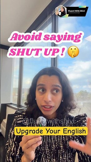 SHUT UP मत बोलो! इनसे Replace करो 😍✨ #spokenenglish #learnenglishfast #englishspeaking