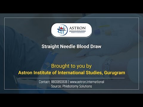 Straight Needle Blood Draw